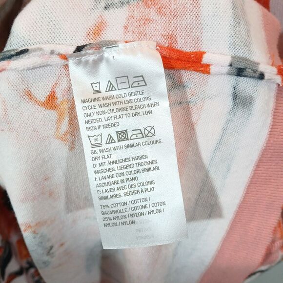 Isaac Mizrahi Floral Button Cardigan XL - Picture 5 of 6